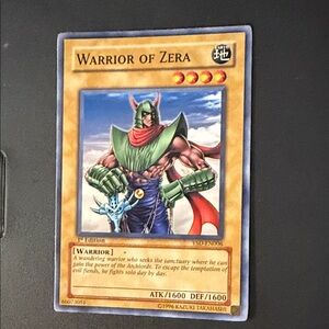 Warrior of Zera Trading Card - Green Variant
